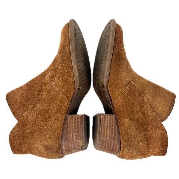Jessica Simpson Dacine Brown Suede Booties - Size 7 - Picture 6 of 14